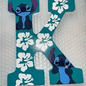 Disney Lilo and Stitch Handpainted Letter “K”